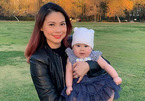 Ca sĩ Thanh Thảo 41 tuổi trẻ trung khó tin bên con gái mới sinh