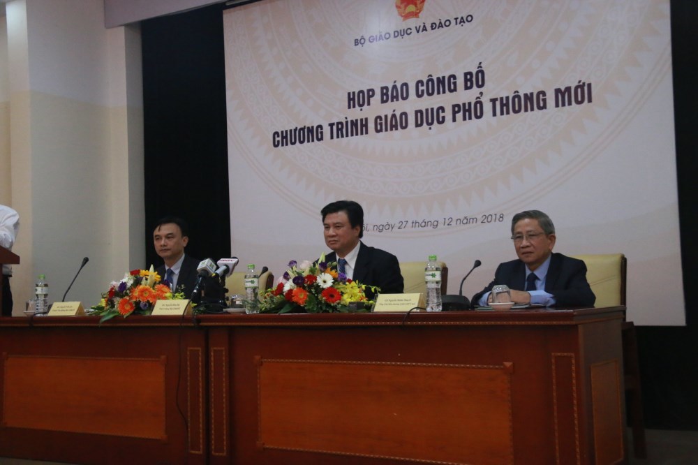 Chương trình giáo dục phổ thông mới sẽ bắt đầu từ năm học 2020-2021