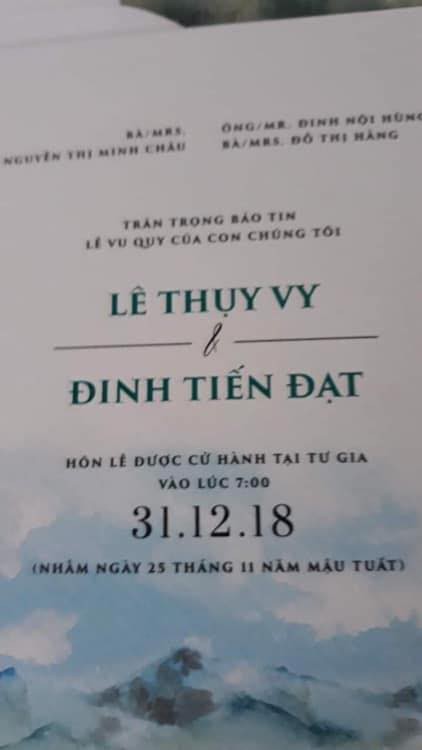 Tiến Đạt, Tiến Đạt cưới vợ,Đinh Tiến Đạt, Tien Dat