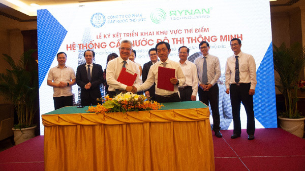 Rynan- Wasuco phát triển mô hình ‘hệ thống cấp nước thông minh’