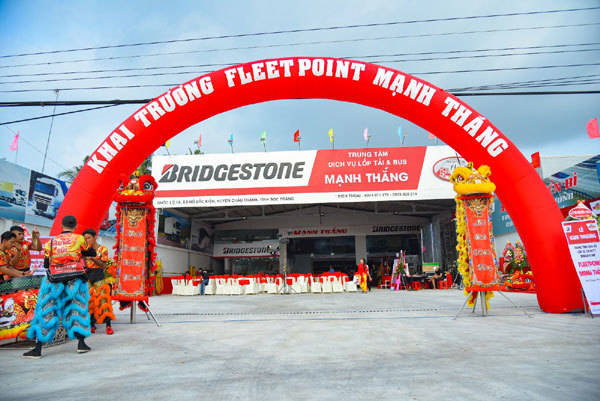 Bridgestone mở rộng dịch vụ chăm sóc lốp xe ở miền Tây