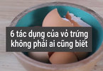 6 tác dụng bất ngờ của vỏ trứng không phải ai cũng biết