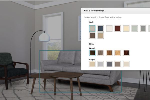 Mua sắm đồ nội thất trực quan với “gian hàng ảo” Amazon Showroom