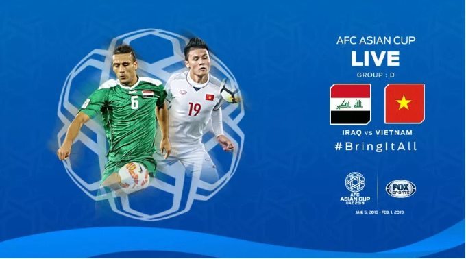 Link xem trực tiếp Việt Nam vs Iraq, 20h30 ngày 8/1