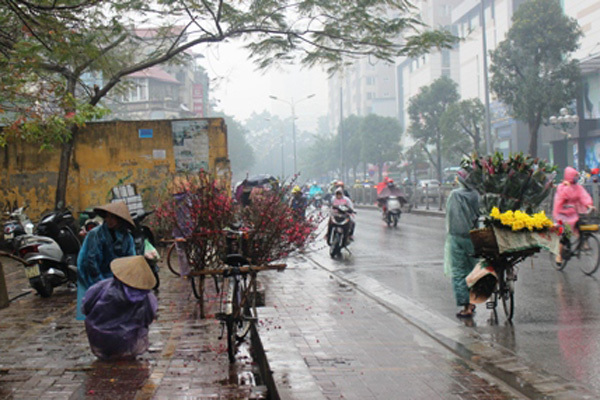 Dự báo thời tiết 10/1: ﻿Hà Nội mưa, rét 12 độ