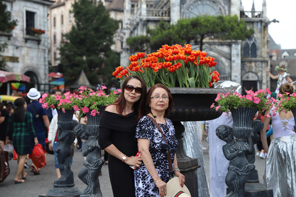 1 triệu bông tulip khoe sắc trên đỉnh Bà Nà