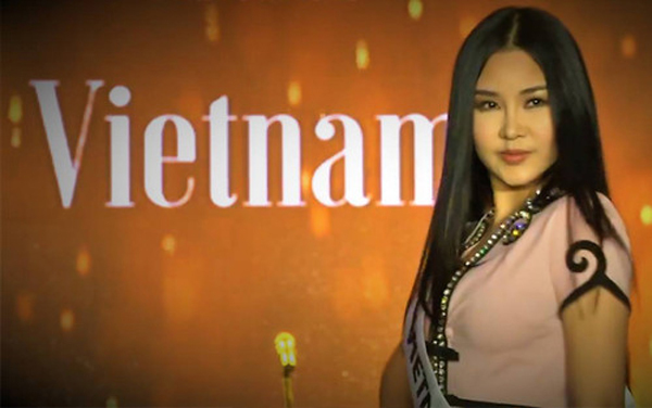 Ngân Anh bị chê tơi tả vì phần trình diễn trong Miss Intercontinental