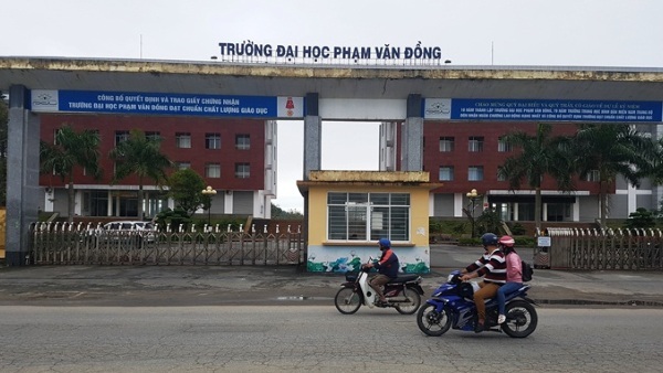 Quảng Ngãi tính chuyển Trường ĐH Phạm Văn Đồng thành tư thục