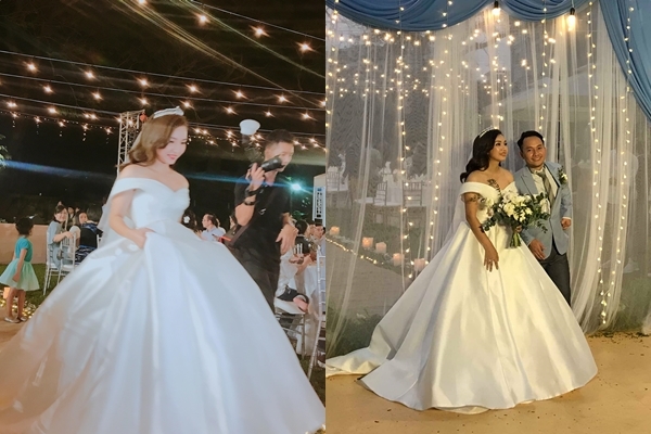 Đinh Tiến Đạt hát và khiêu vũ cùng vợ 9X trong đám cưới ngoài trời