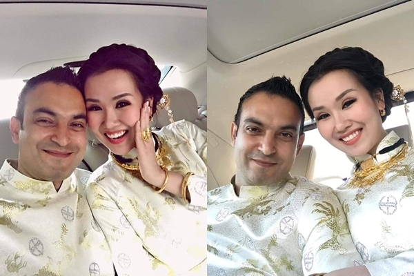 Võ Hạ Trâm rạng rỡ trong lễ vu quy cùng doanh nhân Ấn Độ hơn 12 tuổi