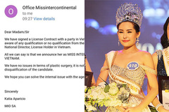 BTC Hoa hậu liên lục địa lên tiếng về việc 'thi chui' của Ngân Anh