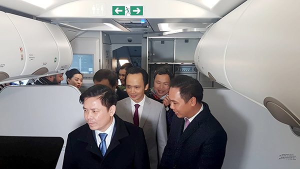 Bộ trưởng GTVT dự lễ đón máy bay thế hệ mới của Bamboo Airways