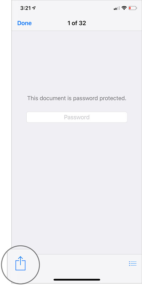 Cách xóa mật khẩu file PDF trên iPhone và iPad