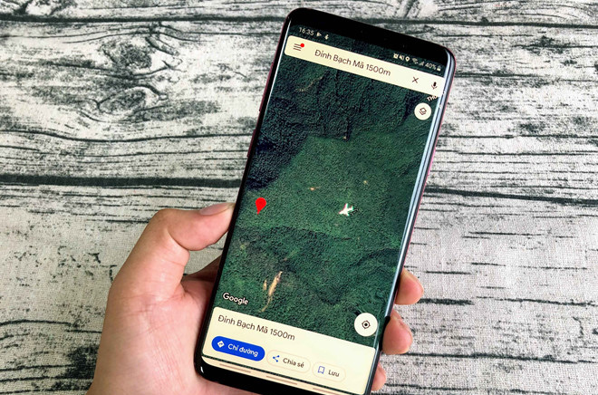 Thực hư hình ảnh máy bay MH370 xuất hiện ở đỉnh Bạch Mã trên Google Maps