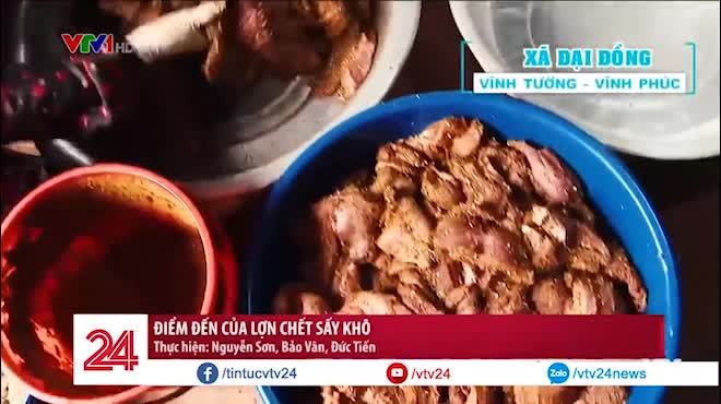 'Hô biến' lợn chết sấy khô thành món đặc sản thơm phức