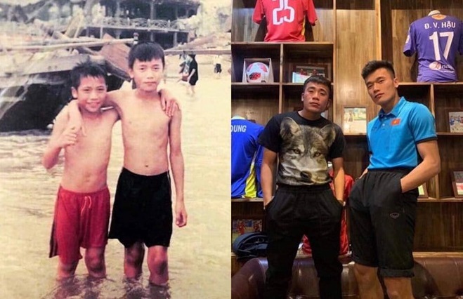 Bùi Tiến Dũng, Đức Chinh tạo dáng hài hước để khoe ảnh 10 năm trước