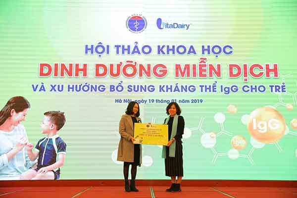 Vitadairy bổ sung kháng thể IgG từ sữa non bò vào sản phẩm