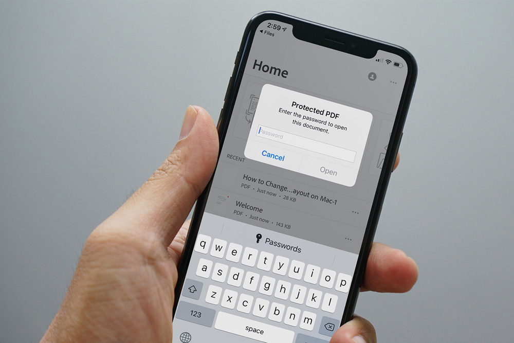 Cách đặt mật khẩu bảo vệ file PDF trên iPhone hay iPad