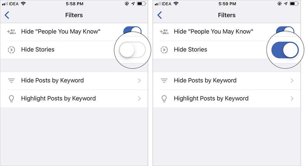 Cách vô hiệu hóa Facebook Stories trên iPhone, iPad và Android