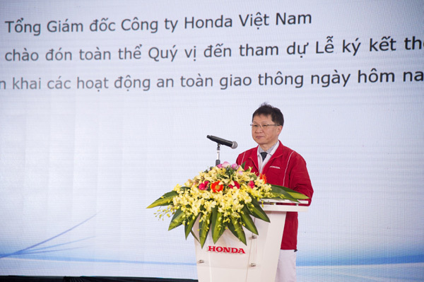 Honda VN phối hợp triển khai các hoạt động ATGT 2019