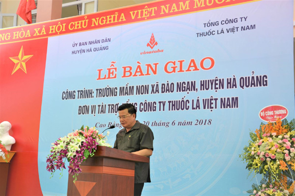Khánh thành Trường mầm non Đào Ngạn, Cao Bằng