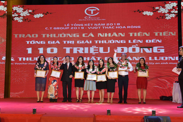 C.T Group thưởng Tết đến 6 tháng lương cùng nhiều quà tặng