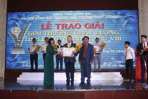 Vedan Việt Nam nhận Giải Vàng Chất lượng Đồng Nai 2018