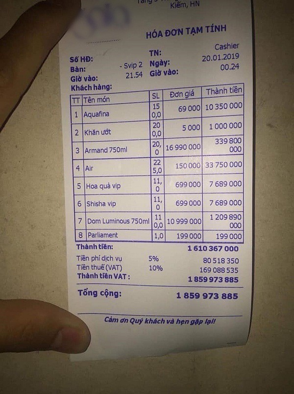 HÓA ĐƠN QUÁN ĂN ĐIỆN TỬ HỢP LỆ CHO DỊCH VỤ ĂN UỐNG