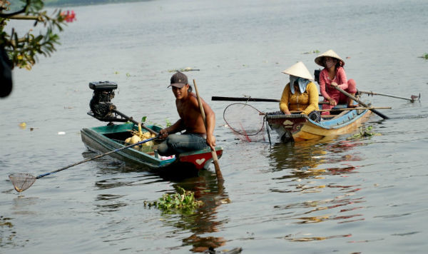 Đua nhau chích điện, vây bắt cá phóng sinh ngày ông Táo chầu trời