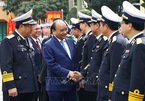 Hình ảnh Thủ tướng thăm, chúc Tết Bộ Tư lệnh Quân chủng Hải quân