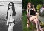 Bạn gái cầu thủ khoe dáng nuột nà với bikini