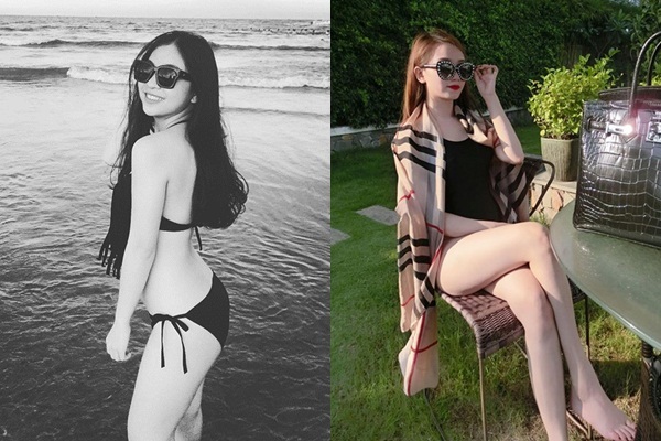 Bạn gái cầu thủ khoe dáng nuột nà với bikini