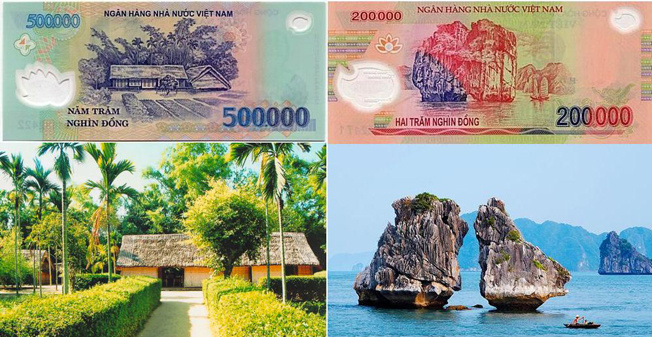 Bạn có biết hết 6 địa danh in trên tờ tiền polymer Việt Nam?