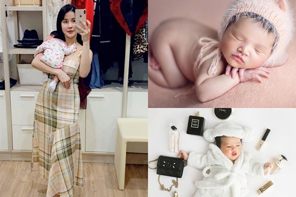 Diệp Lâm Anh lần đầu khoe ảnh cận mặt con gái đầu lòng