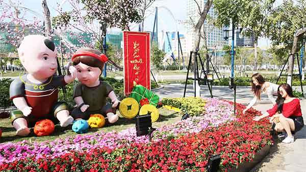 Hấp dẫn Lễ hội hoa xuân ở Sun World Halong Complex