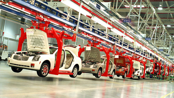 Mỹ: Hàng loạt nhà máy ô tô ngừng sản xuất