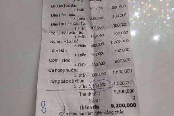 Kinh dị nhà hàng 'chém' du khách 500 ngàn/đĩa trứng ở Nha Trang