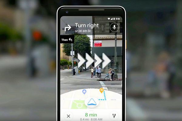 Google Maps sắp hỗ trợ tính năng thực tế tăng cường (AR)