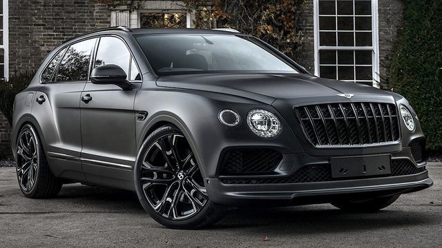 Ngắm siêu phẩm Bentley Bentayga đen tuyền