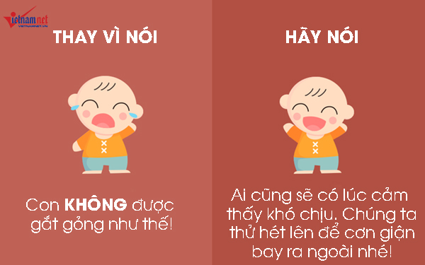 9 câu nói hữu hiệu thay vì nói “không” với trẻ