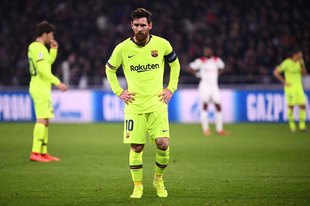 Messi quá vô duyên, Barca bị Lyon cầm chân