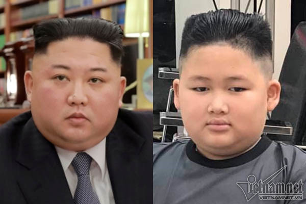Cậu bé Hà Nội giống hệt Chủ tịch Triều Tiên Kim Jong-un