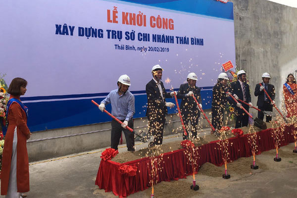 Sacombank chi 30 tỷ xây dựng chi nhánh Thái Bình