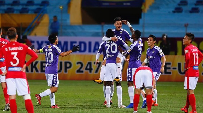 Hà Nội đại thắng 5 sao ra quân V-League 2019