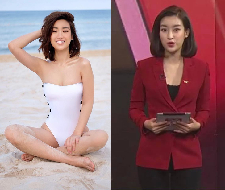 Đỗ Mỹ Linh tung ảnh áo tắm sexy, khác xa lúc kín đáo dẫn sóng VTV