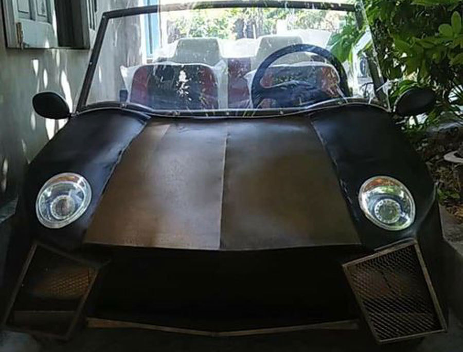 'Siêu xe' mui trần tự chế của nông dân Nam Định