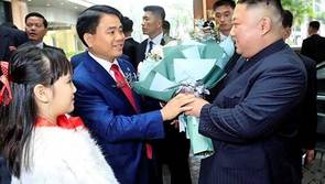 Chủ tịch Triều Tiên Kim Jong-un về khách sạn Melia