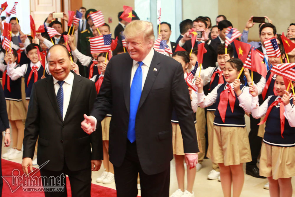 Thủ tướng Nguyễn Xuân Phúc hội kiến với Tổng thống Donald Trump