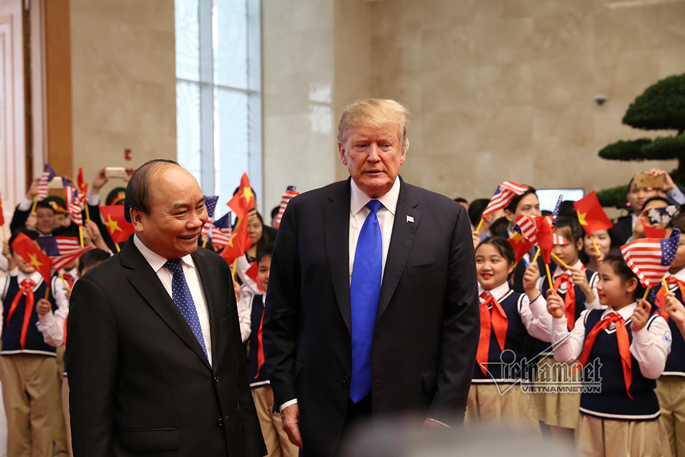 Thủ tướng Nguyễn Xuân Phúc hội kiến với Tổng thống Donald Trump