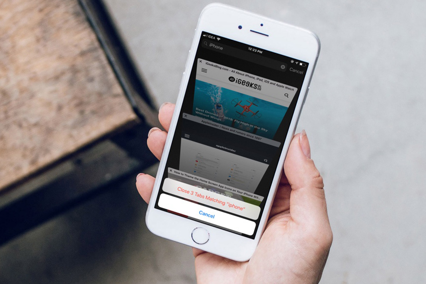 Cách đóng nhiều tab cùng lúc trên ứng dụng Safari